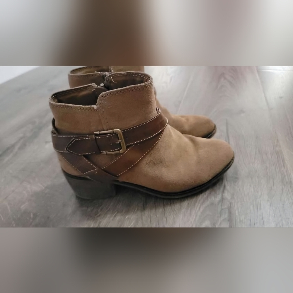 Womens Suede Ankle Boots Size 6